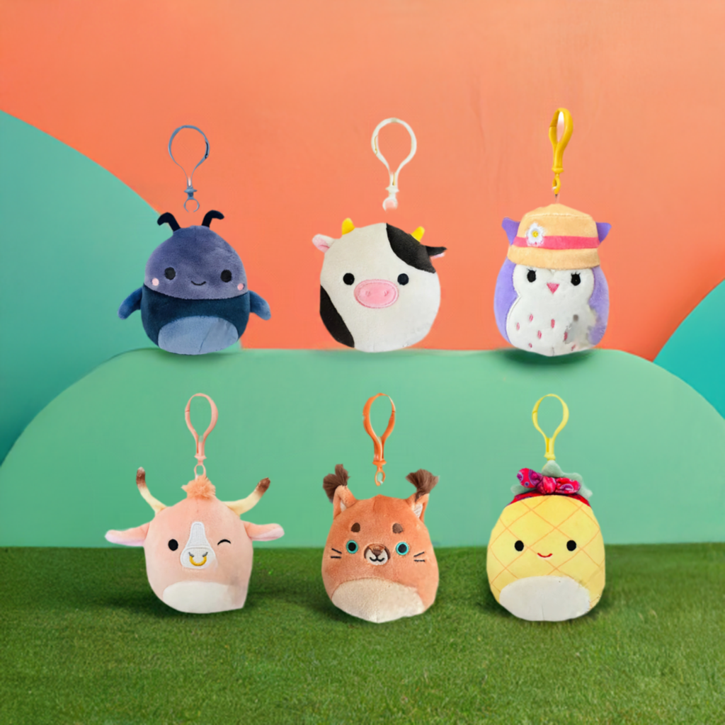 Original Squishmallow 3.5 inch Clip On - Everyday Animals Collection